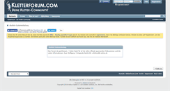 Desktop Screenshot of kletterforum.com